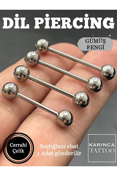 Karınca Piercing ثقب اللسان - الصلب الجراحي لللسان