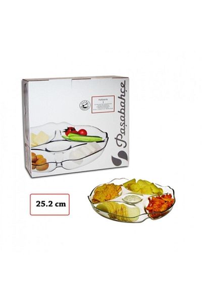 Paşabahçe 10467 Plate with Glass Compartment