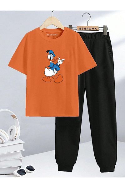 BENROMA Character Printed Children's Tracksuit Set