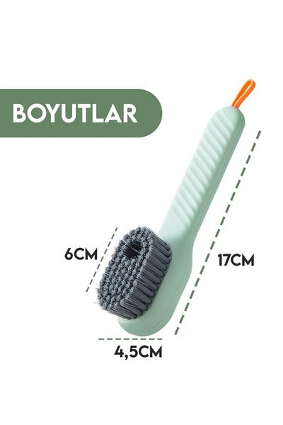 shop Practical Handheld Cleaning Brush with Multi-Purpose Detergent Tank Shoes Boots Cleaning Washing Brush