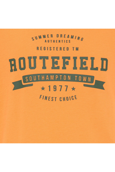 ROUTEFIELD Tory Kids Unisex Children's Orange T-Shirt Unisex Children's T-Shirt Rfktory22