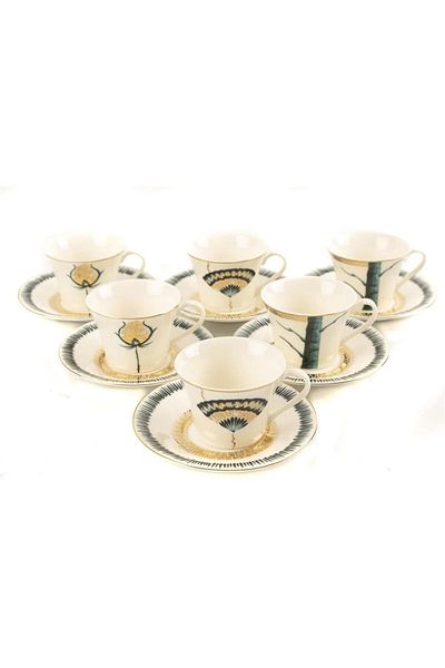 Mikasa Moor Grace Set of 6 Coffee Cups
