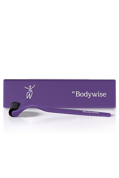 Be Bodywise جهاز ديرما رولر من Bodywise Advance للنساء | 540 إبرة صغيرة من سبائك التيتانيوم بقطر 0.5 مم