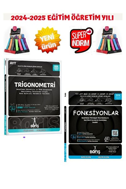 Üç Dört Beş Yayıncılık Barış Çelenk Güncel Ayt Trigonometri-Fonksiyonlar Konu...
