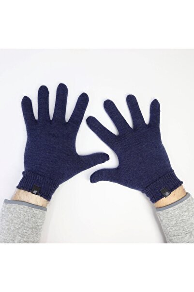 NORFOLK Bıbury 70% Merino Wool Navy Blue Gloves 1 Pair