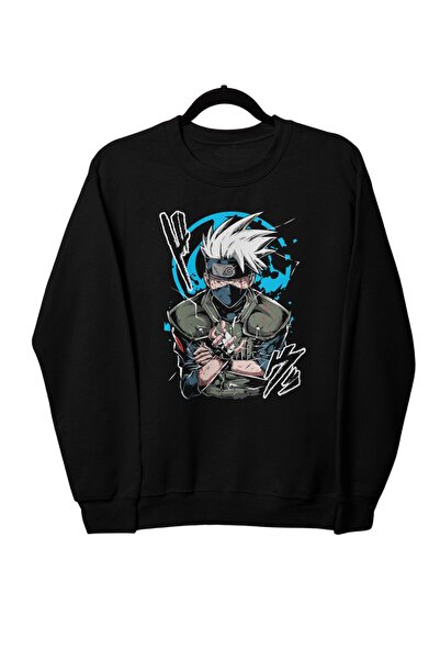 Fuddy Moda Оверсайз Какаші Хатаке з принтом, без капюшона, унісекс, Наруто Ан...