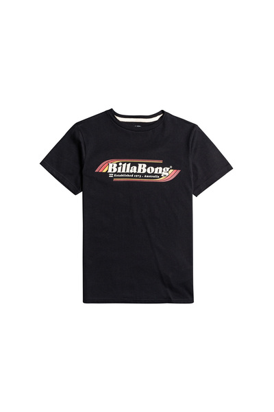 BİLLABONG Seventy Roads Ss Boy Boy's Black T-Shirt Boys T-Shirt C2Ss33