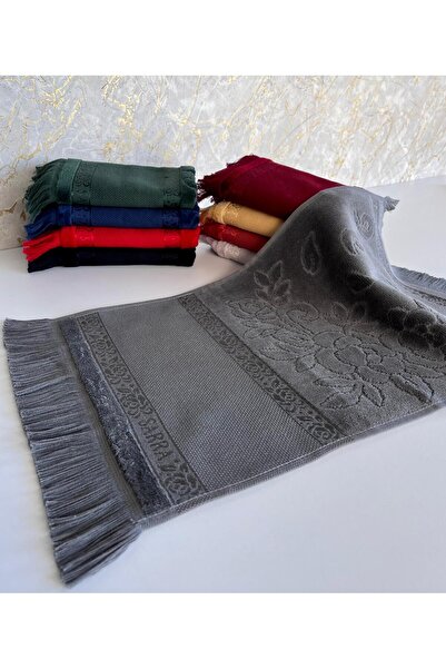 sarra 50x90 Сара з бахромою, темно-зелена, батист, рушник - черепиця