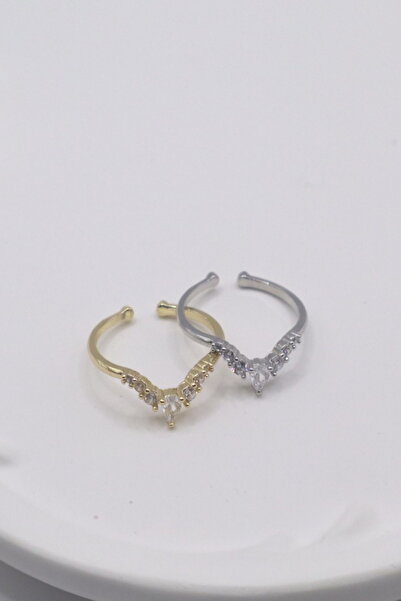 DEMOKAN Women's Ring Special Series Thin Tiara Model Ring