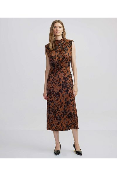 İpekyol Patterned midi dress