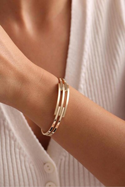 Tufanlar Kuyumculuk Altın Kaburga Kelepçe 3 Sıra