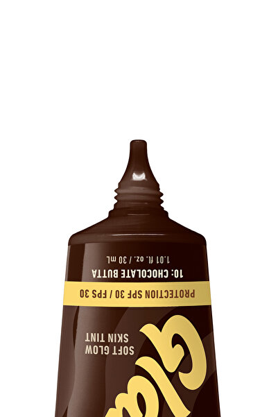 NYX Professional Makeup Buttermelt Glaze Soft Glow Skin Tint + SPF/FPS 30, 12h Wear,Chocolate Butta