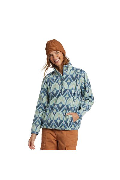 BİLLABONG Billabong Boundary Mock 3 Women's Blue Fleece