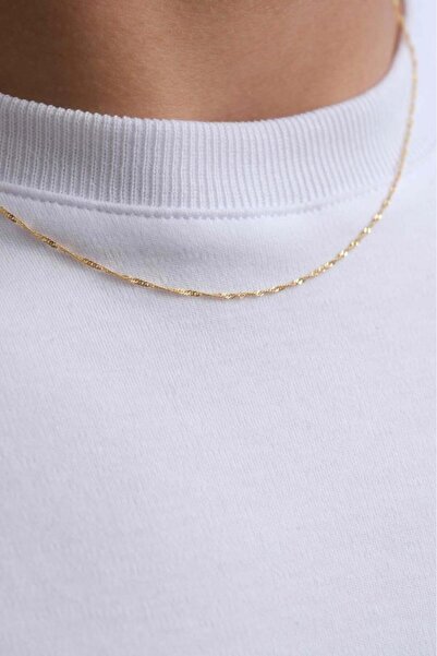 Tufanlar Kuyumculuk Altın Erkek Singapur Zincir Kolye