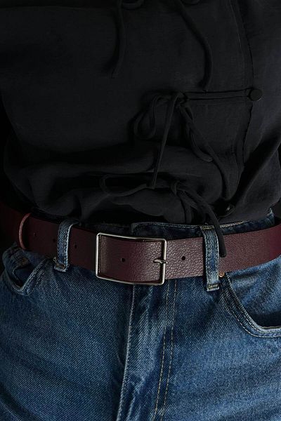 keisy Dai̇sy Silver Buckle Belt