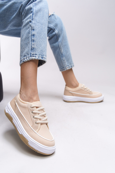 Riccon Aviriara Beige Damen-Sneaker - 0012280