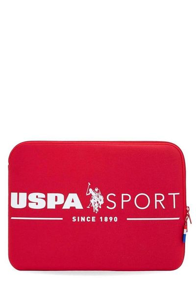 U.S. Polo Assn. Laptop și servietă unisex roșie Plevr23686