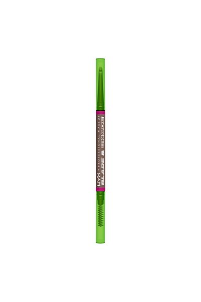 NYX Professional Makeup Blade & Shade, Dual Edged Brow Pencil, Up to 16HR wear,  Cool Ash Brown