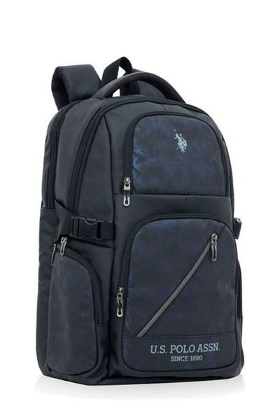 U.S. Polo Assn. Unisex Μαύρο σακίδιο πλάτης - Plevr23680