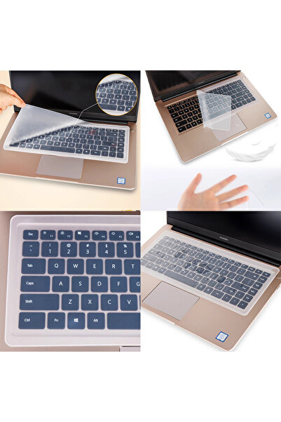 Sneezy Macbook Notebook Laptop Klavye Koruyucu Toz Leke Sıvı Geçirmez Mat Şeffaf Silikon 13 inç 14 inç