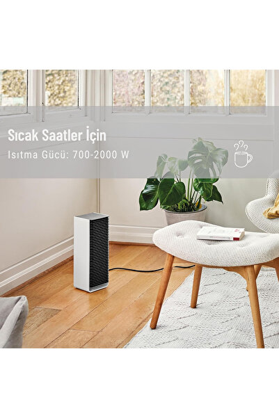 Stadler Form Sam Wifi Fanlı Isıtıcı, Ptc Seramik Isıtıcı, Termostat, 4 Güç Seviyesi, Enerji Tasarruflu, Sessiz