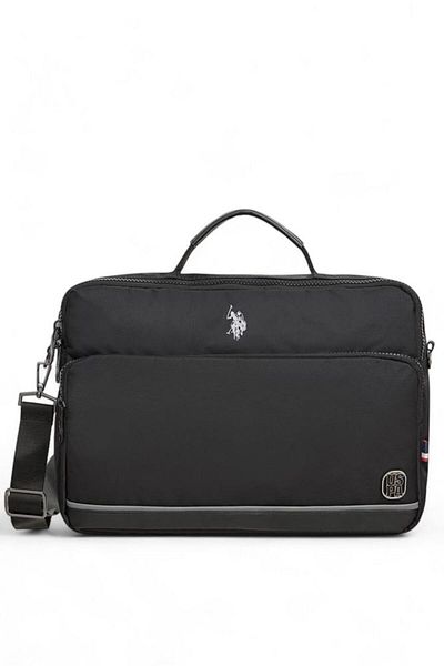 U.S. Polo Assn. Unisex Μαύρος Φορητός & Χαρτοφύλακας - Plevr23628