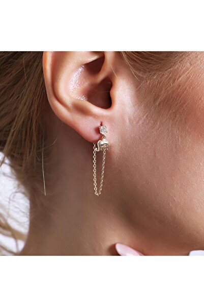 Tufanlar Kuyumculuk Altın Sallantılı Fil Küpe