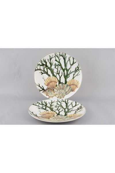 Mikasa Moor Marinet 2-Piece Serving Plate Set 27cm