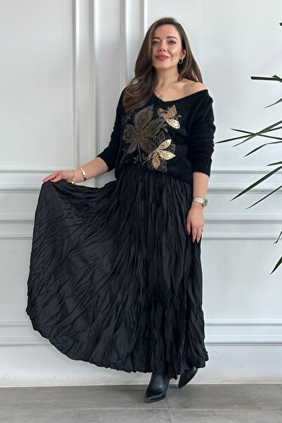 Yağmur Butik Φούστα με απλό σχέδιο Crash