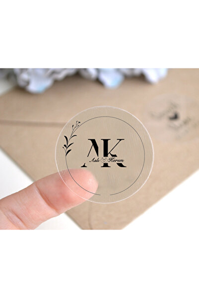 Matbaagraf Kişiye Özel Kına-nişan-söz-nikah-düğün Etiketi-özel Kesim Siyah Şe...