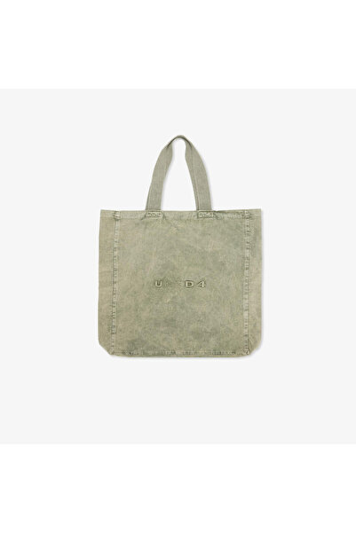 United 4 Unıted4 Washed Denim Japan Tote Unisex Haki Tote Çanta