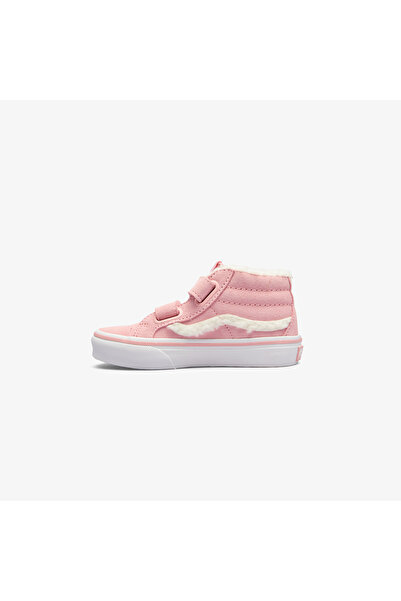 Vans Sk8-Mid Reissue V Sherpa Kids Pink Sneaker