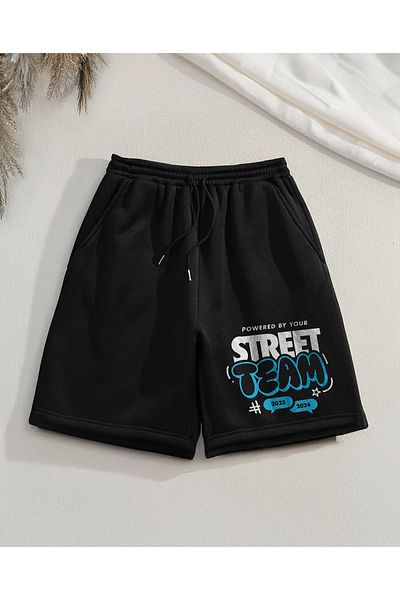 De Carte Street Team Graffiti εμπριμέ εποχιακό βασικό σορτς