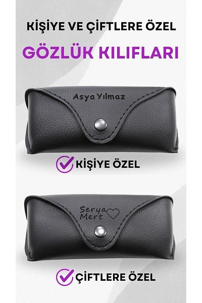 JULIANO Glasses Case for People and Couples - 2 Pieces