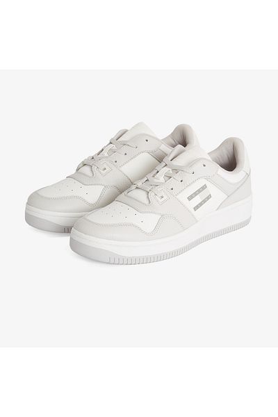 Tommy Hilfiger Tjm Retro Basket Cupsole Tumble Men's Gray Sneaker