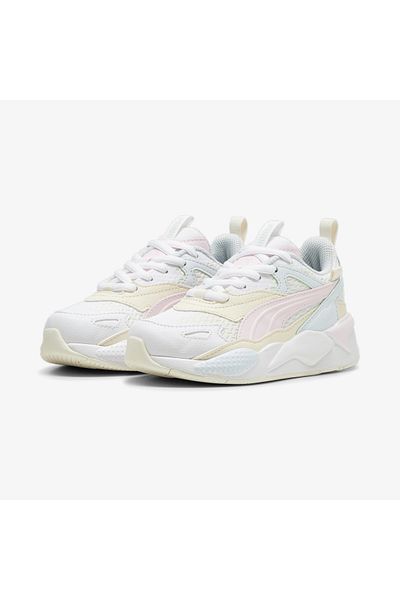 Puma Pantofi sport albi pentru copii Rs-x Effect