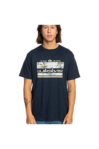 Quiksilver Tropical Rainbow Erkek Mavi Tişört ERKEK T-SHIRT EQYZT07679