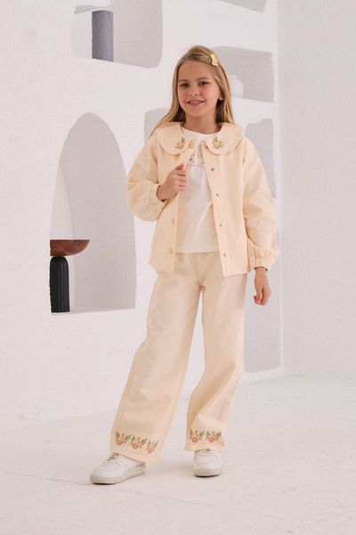 HAUSEkids 4-8 Years Stephanie Girl's 3-Piece Set - Latte