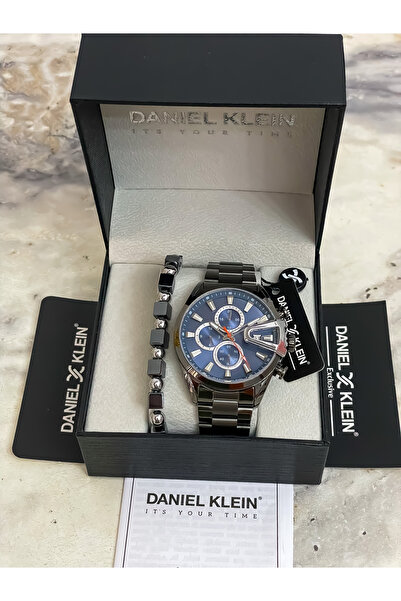 Daniel Klein Tum Functions Active New Season Sports Men's Watch and Bracelet Gift