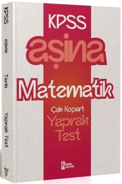 İsem Yayıncılık İsem Yayıncılık Kpss Matematik Aşina Yaprak Test