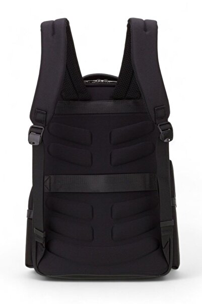 Pierre Cardin 16 Inch Black Unisex Backpack 01Pc00302