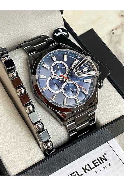 Daniel Klein Tum Functions Active New Season Sports Men's Watch and Bracelet Gift