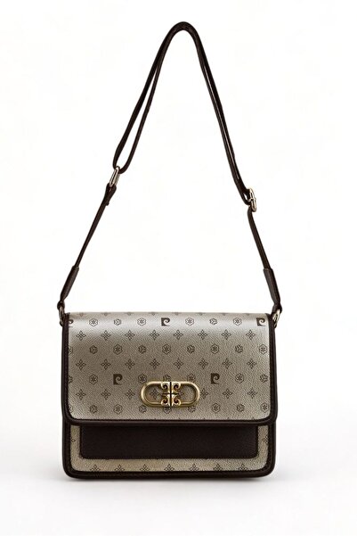 Pierre Cardin Monogram Gold Women's Crossbody Bag 05Pc24Y534-Mn