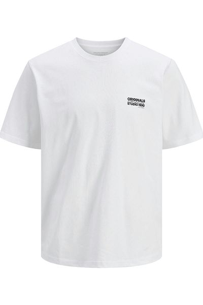 Jack & Jones Jorvesterbro Back Tee Ss Crew Neck P.λευκό
