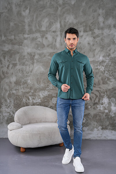 youknitwear you كومو اسبانيا ستايل القطن قميص