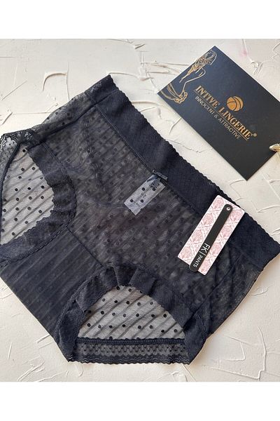 İntive Lingerie Lily Baby - Πουά βαμβακερό δίχτυ, διαφανές εύκαμπτο Bato/Slip-2827