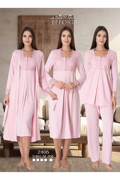 Maison Mila Quadruple Maternity Set with Effortt Lace Detail