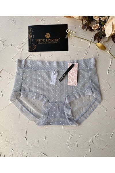 İntive Lingerie Lily Baby - Πουά βαμβακερό δίχτυ, διαφανές εύκαμπτο Bato/Slip-2827