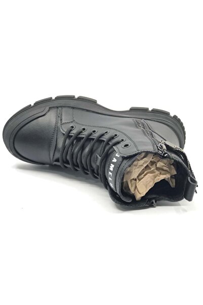 GAMELU Γυναικεία Μποτάκια Neptun Memory Rubber Αντιολισθητική Σόλα ΜΑΥΡΗ