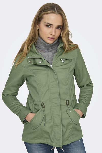 ONLY Onllorcayeşi̇l Life Canvas Parka Cc Otw